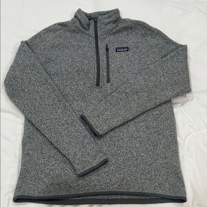 Patagonia Men's Zip-Up Gray Sweater
